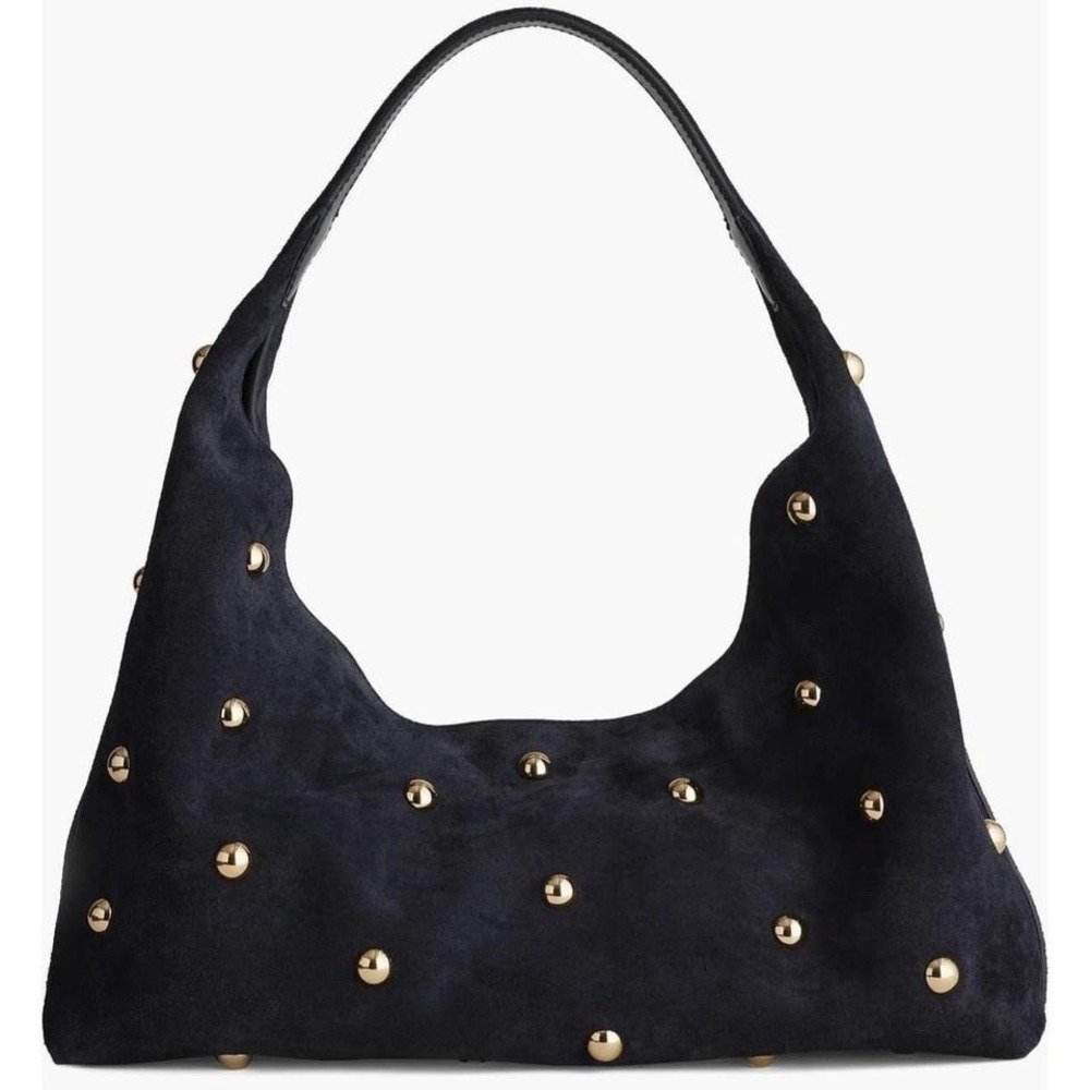 Madewell The Mylie Studded Suede Shoulder Bag - Picture 6 of 8